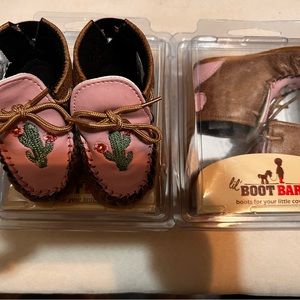 Old west baby cactus booties